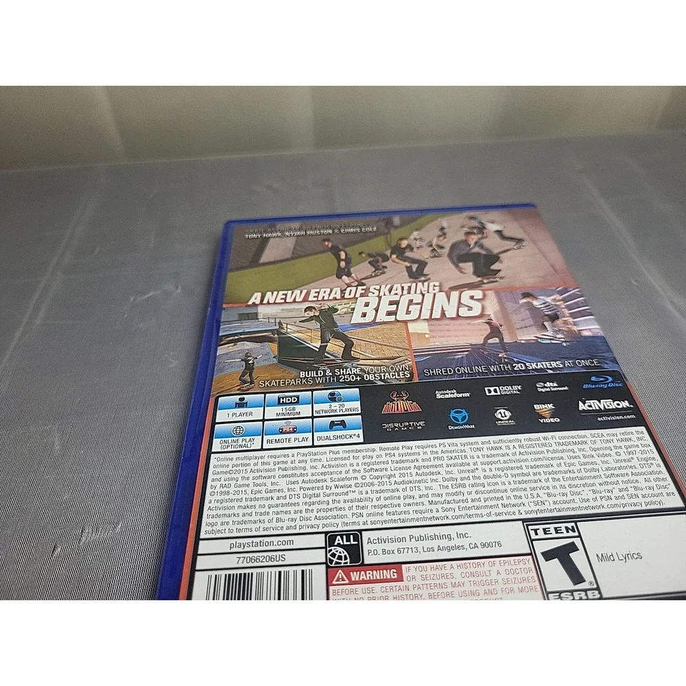 Tony Hawk's Pro Skater 5 - Sony PlayStation 4‎